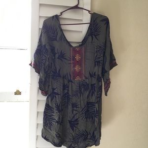 Roxy Oversized Tropical Dress